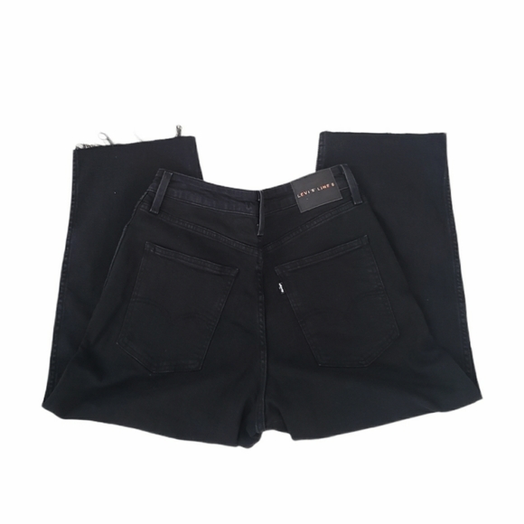 Levi's Ribcage Line 8 Premium Straight Ankle Jeans - Picture 11 of 15